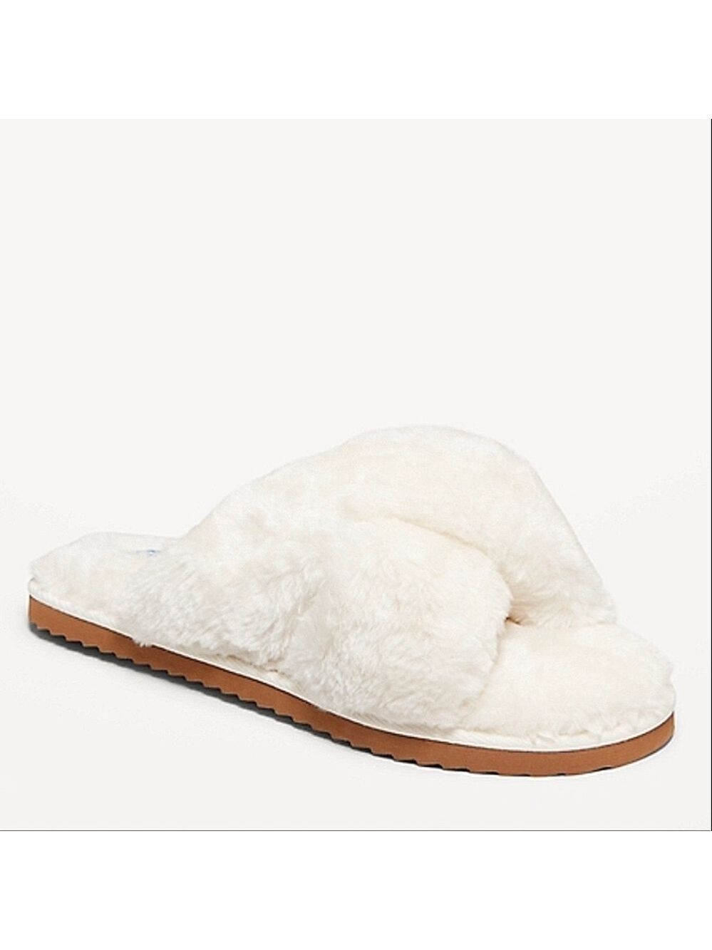 🆕 10 • Old Navy • Faux-Fur Cross-Front Slippers
